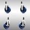 Service Caster 5 Inch 316SS Solid Poly Swivel 1-1/8 Inch Expanding Stem Caster Brake SCC, 2PK SCC-SS316EX20S514-SPUS-2-TLB-2-118 - alternate 2